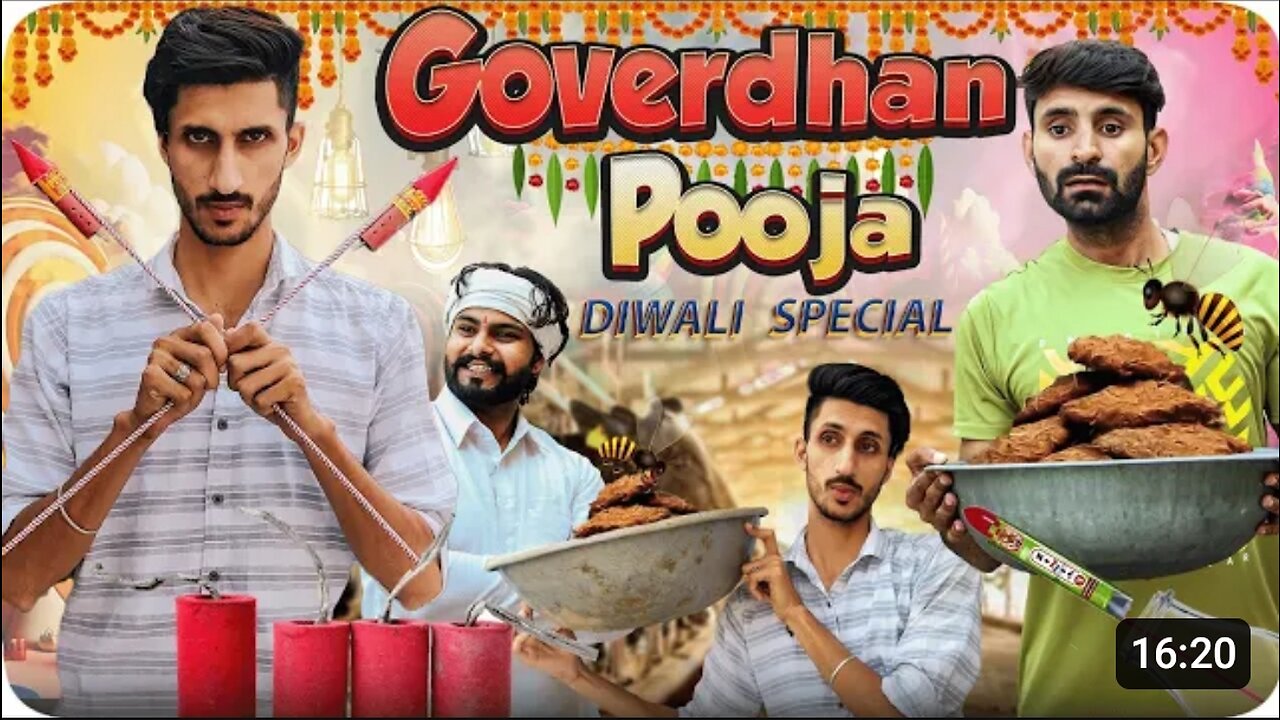 Govardhan Puja in India Video viral 2023 🎇🎉