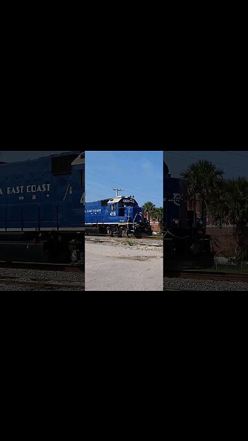 Florida East Coast Railway FEC-105 at South Daytona June 18 2023 #railfanrob #fec105