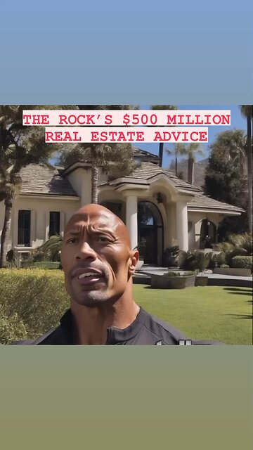 THE ROCK’S $500 MILLION REAL ESTATE ADVICE #therockfans #therockreacts #therockwwe #therockedits