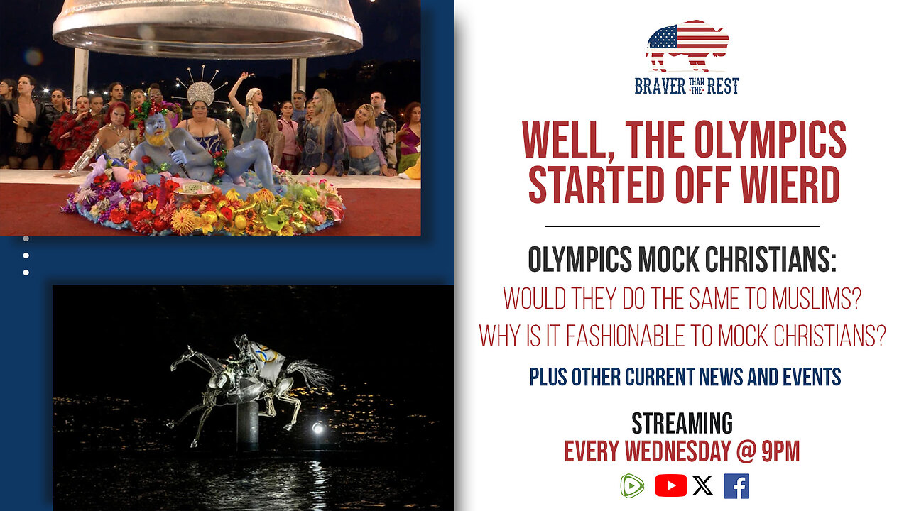 The Olympics Mock Christianity | Why Does the Left Hate Christians?