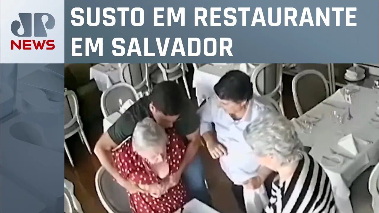 João Roma consegue salvar senhora que estava engasgada