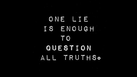 You either think for yourself, or they think for you.