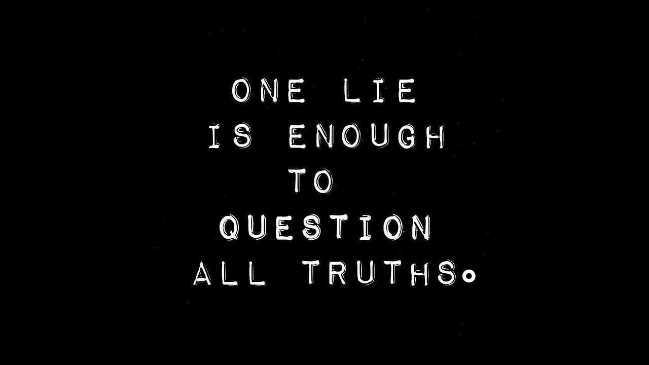 You either think for yourself, or they think for you.