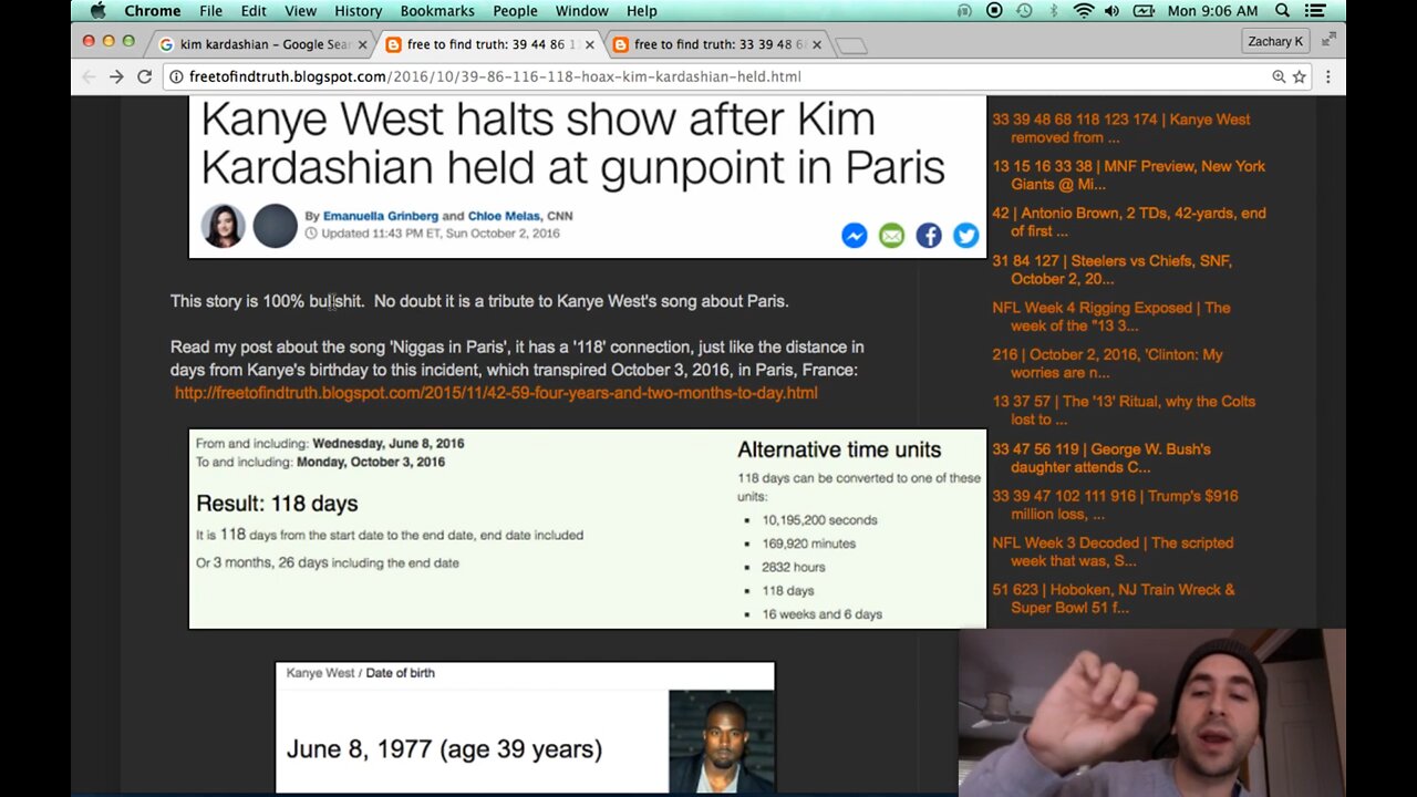 'HOAX- Kim Kardashian not robbed at gunpoint for $10m in jewelry +Kanye West's NY Show' - 2016