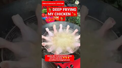 deep frying chicken - keto recipes #shortsfeed #shortsyoutube #shortvideo #ketodiet #ketorecipes