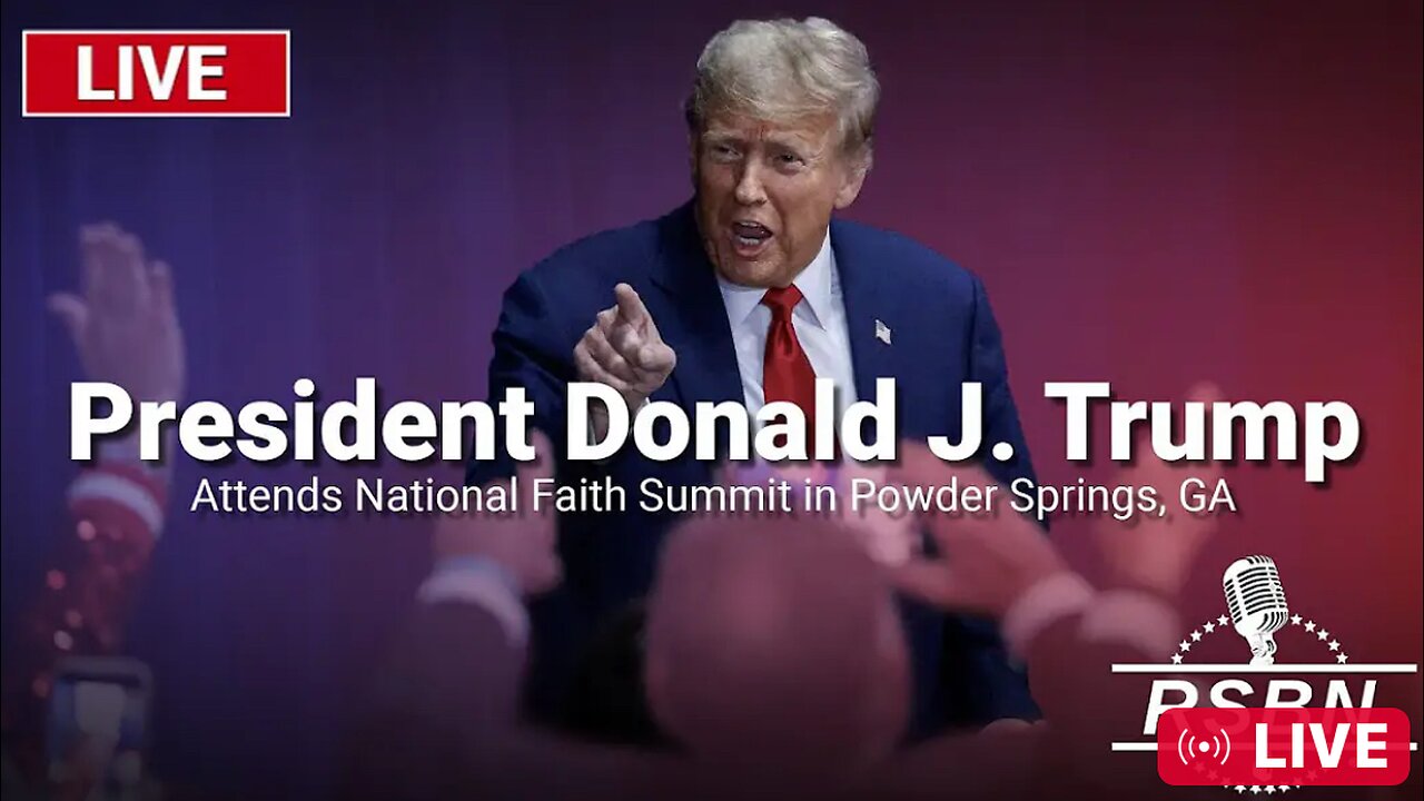 President Trump Attends National Faith Summit in Powder Springs, GA - 10/28/24