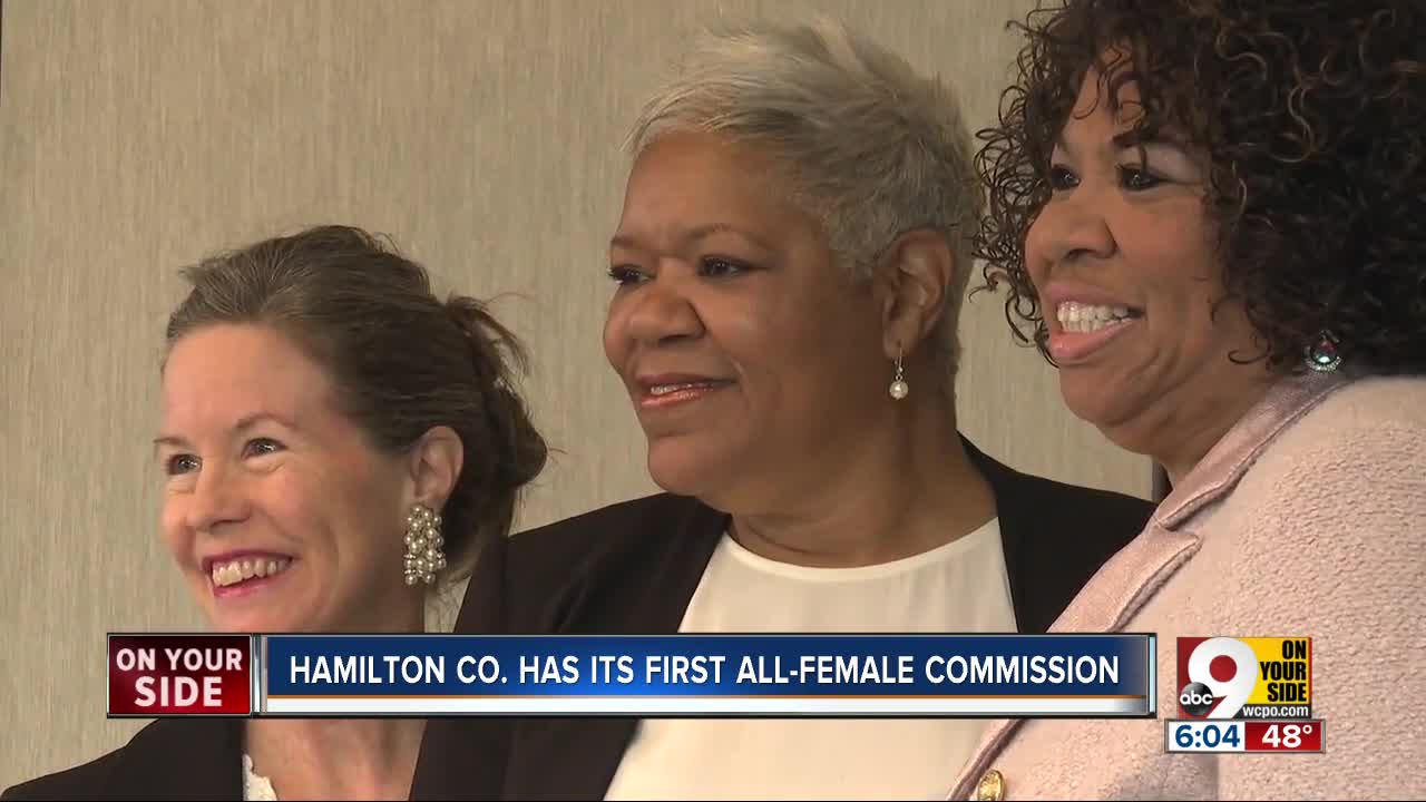 First all-female Hamilton County Commission swears in Victoria Parks