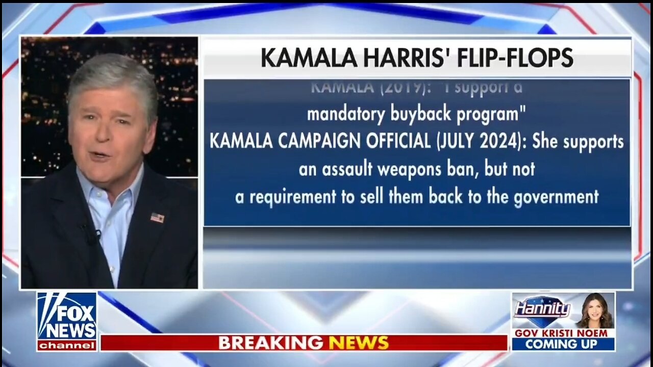 Hannity: This Is Kamala's Election Year Conversion