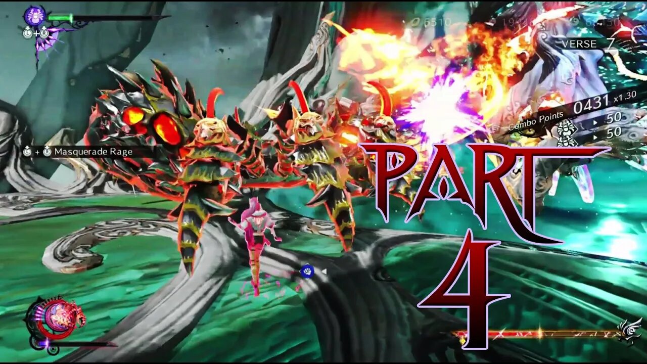 Bayonetta 3 Part 4 - Chapter 3 - A Sinking Feeling - Godzilla Gomorrah & Ignis Araneae Yo-Yo Weapon