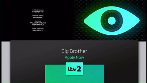 Big Brother Apply Now promo on ITV