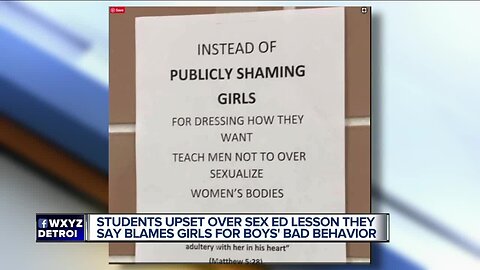 Dozens of students protest Dearborn Divine Child over treatment at sexual harassment and rape lesson