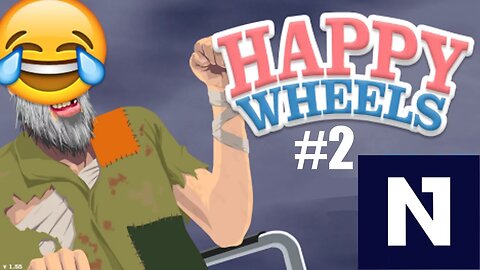 HAPPY WHEELS - FUNNY MOMENTS MONTAGE #2 (Happy Wheels Funny Moments)