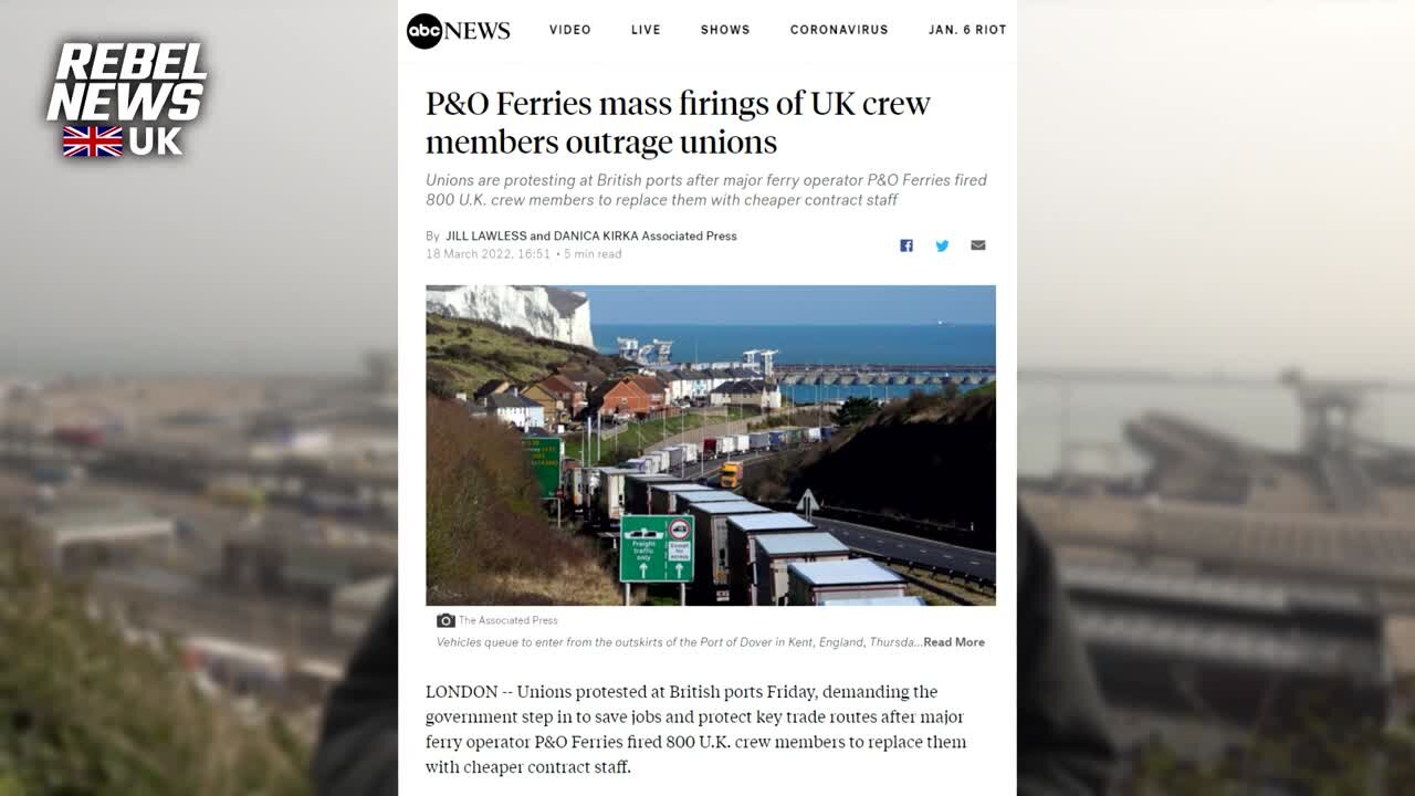 P&O Ferries Sacks Staff, Plans To Replace Workers With Cheap Foreign Labour