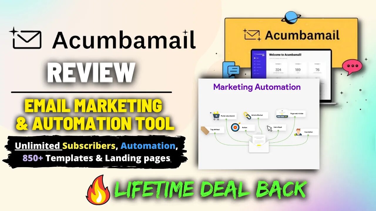 Acumbamail Review (Lifetime Deal Back) - Unlimited Subscribers to Start Email Marketing & Automation