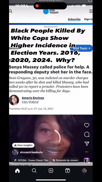 Higher incidence of riots by Black people in Election Years