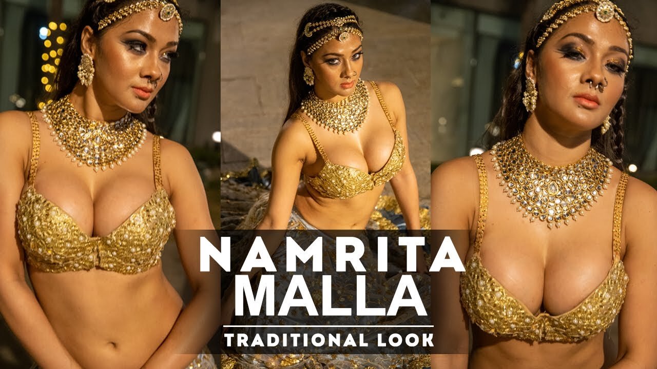 Beautiful #namritamalla #namrita in Traditional Look #indiantraditionalwear #traditionaldress