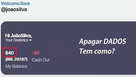 Money Easily Apagar a conta, Mudar Nome de Perfil Desativar Cadastro Tem como?