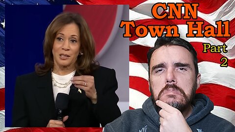 CNN Town Hall - Part 2 - Reaction! #kamala #election2024 #cnn