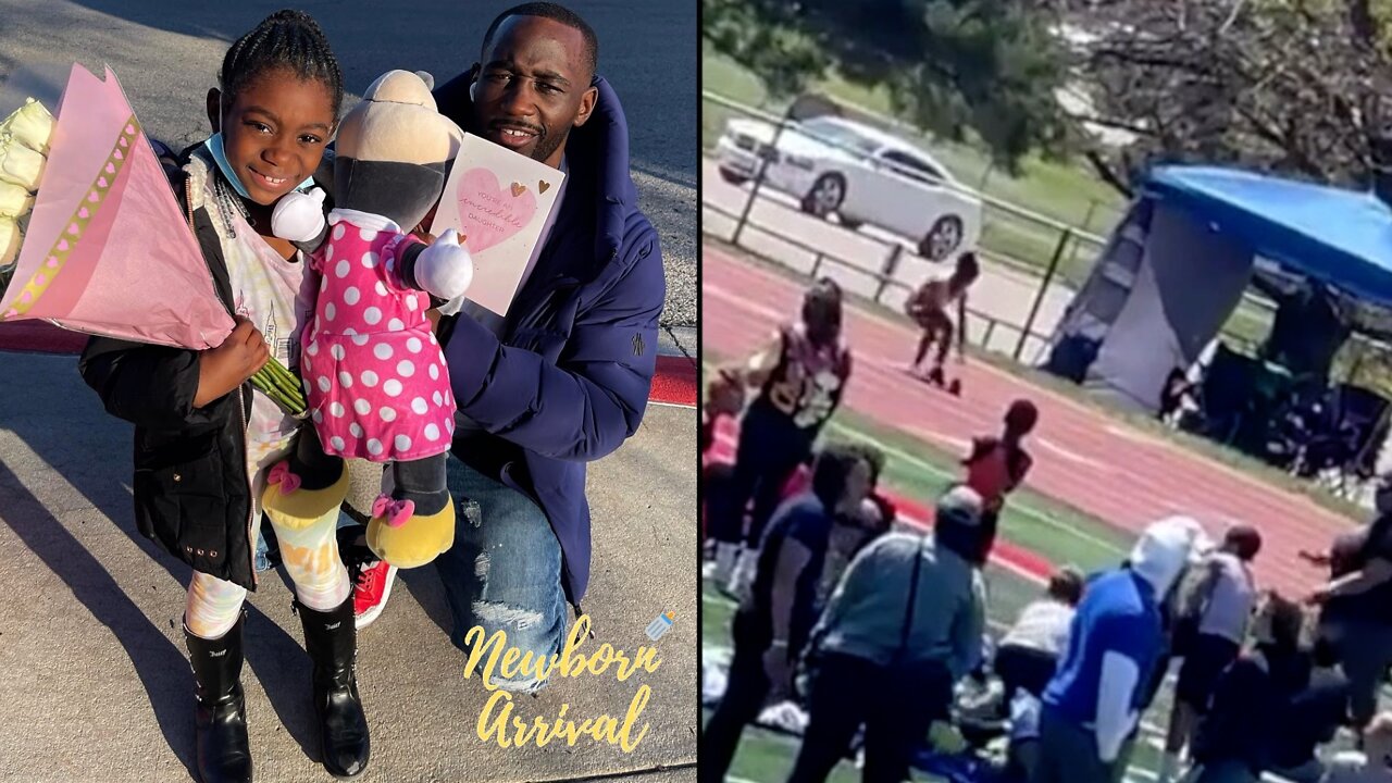 Terence Crawford Daughter Runs Out Of Shoe But Has An Amazing Finish! 🏃🏾‍♀️