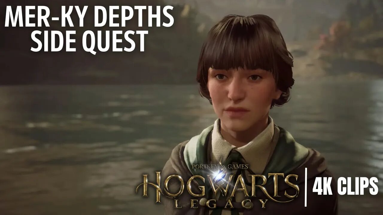 Mer-ky Depths Side Quest & Both Outcomes | Hogwarts Legacy 4K Clips