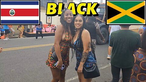 The Day of Black People Parade in Limon - Epic Celebration Caught on Camera!