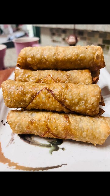 3 Ingredients Filling - Lazy Man’s Egg Rolls 懒人春卷