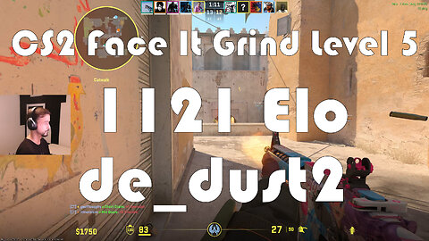 Insane Comeback After Horrible First Half! CS2 Face-It Grind - Face-It Level 5 - 1121 Elo - de_dust2