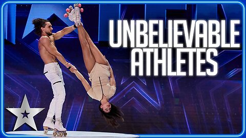 UNBELIEVABLY SKILLED athletes on BGT _ Auditions _ Britain s Got Talent