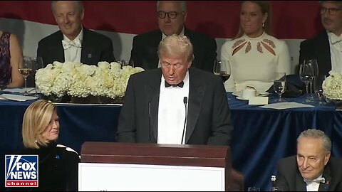 President Trump Cracks Jokes at the Al Smith Dinner