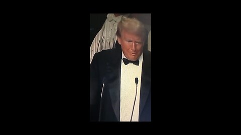 Trump pokes fun at democrats, while attending Manhattan charity event/kamala declined the invitation