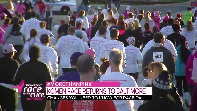 Komen race returns to Baltimore
