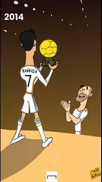 🏅Benzema wins the Ballon d'Or 🏅 #shorts #football #benzema #realmadrid #cristianoronaldo