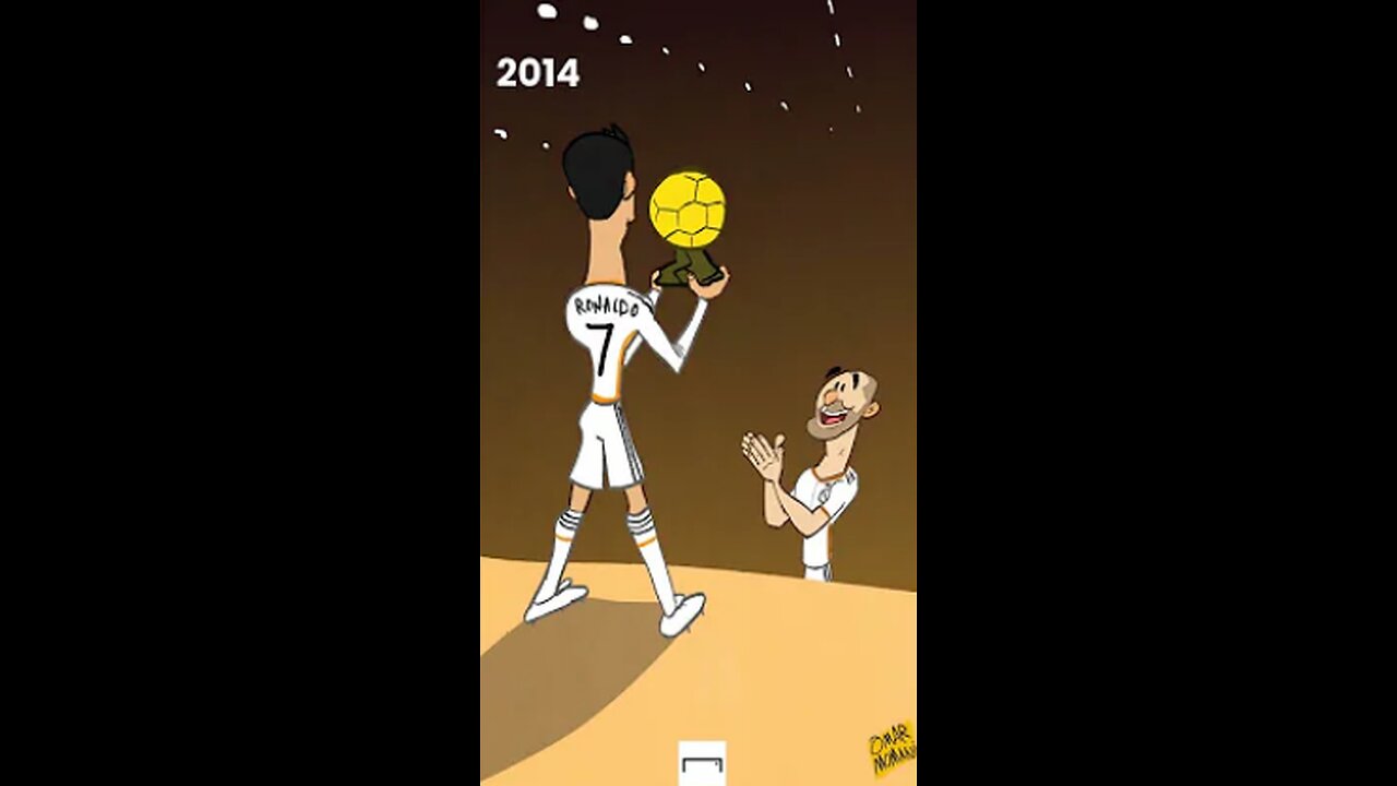 🏅Benzema wins the Ballon d'Or 🏅 #shorts #football #benzema #realmadrid #cristianoronaldo