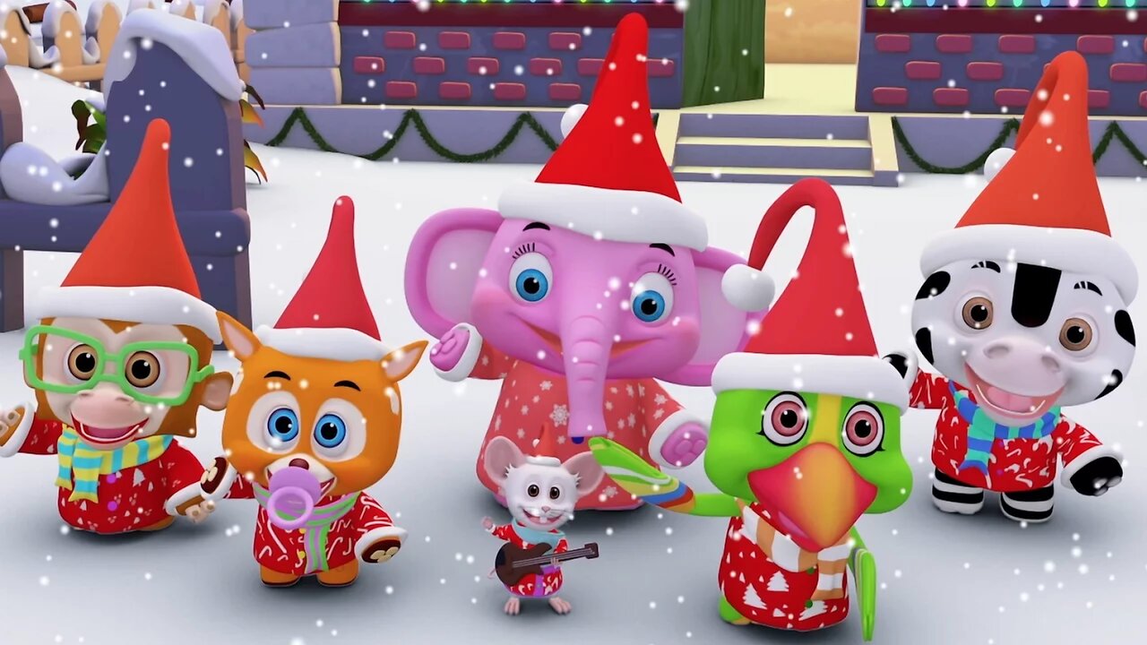 Kids Christmas Songs Collection | Kindergarten Nursery Rhymes and Baby Songs | Toddler Xmas Animals