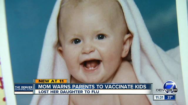 Highlands Ranch mother urges people to get flu shot after losing daughter