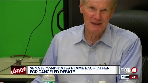 Debate between senate candidates cancelled