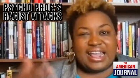 Insane Black Professor Goes Psycho On White People