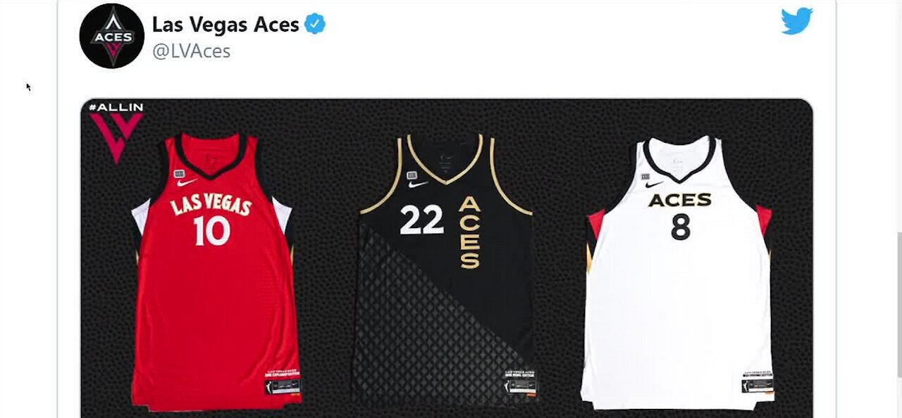 Las Vegas Aces unveil new jerseys