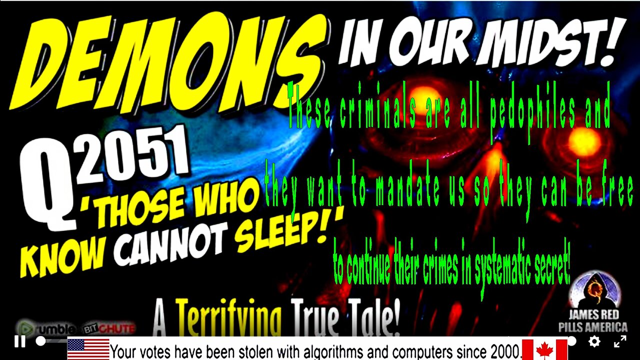 DEMONS IN OUR MIDST! Q2051: Those Who Know Cannot Sleep! A Terrifying True Tale You'll Never Forget!