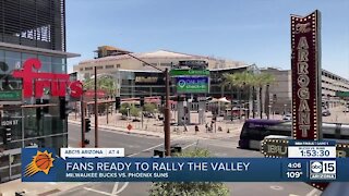 Suns fans show up for Game 1 of the NBA Finals!