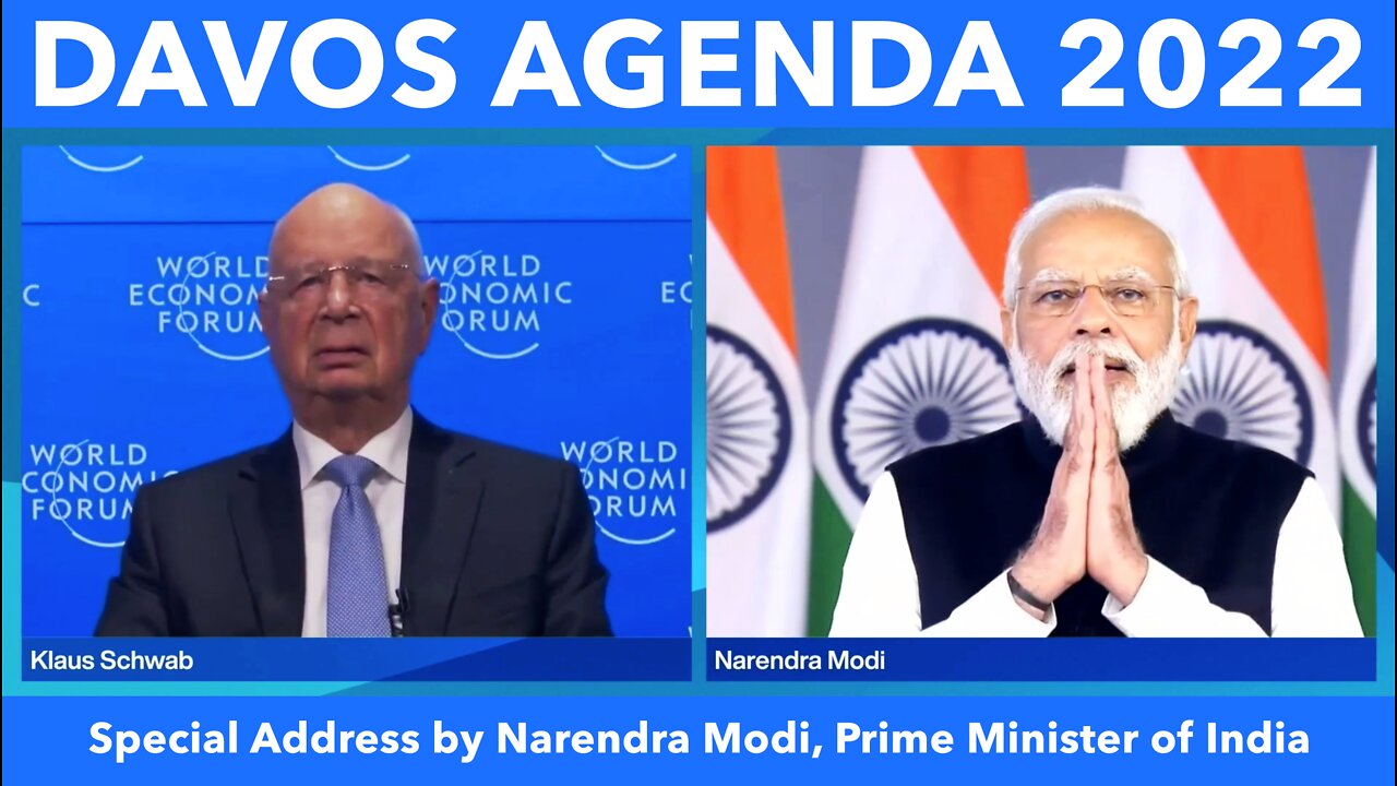 Klaus Schwab's 2022 Davos Agenda: Address by Narendra Modi, Prime Minister of India