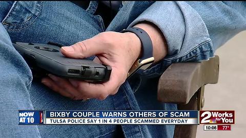 Bixby couple warns others of scam