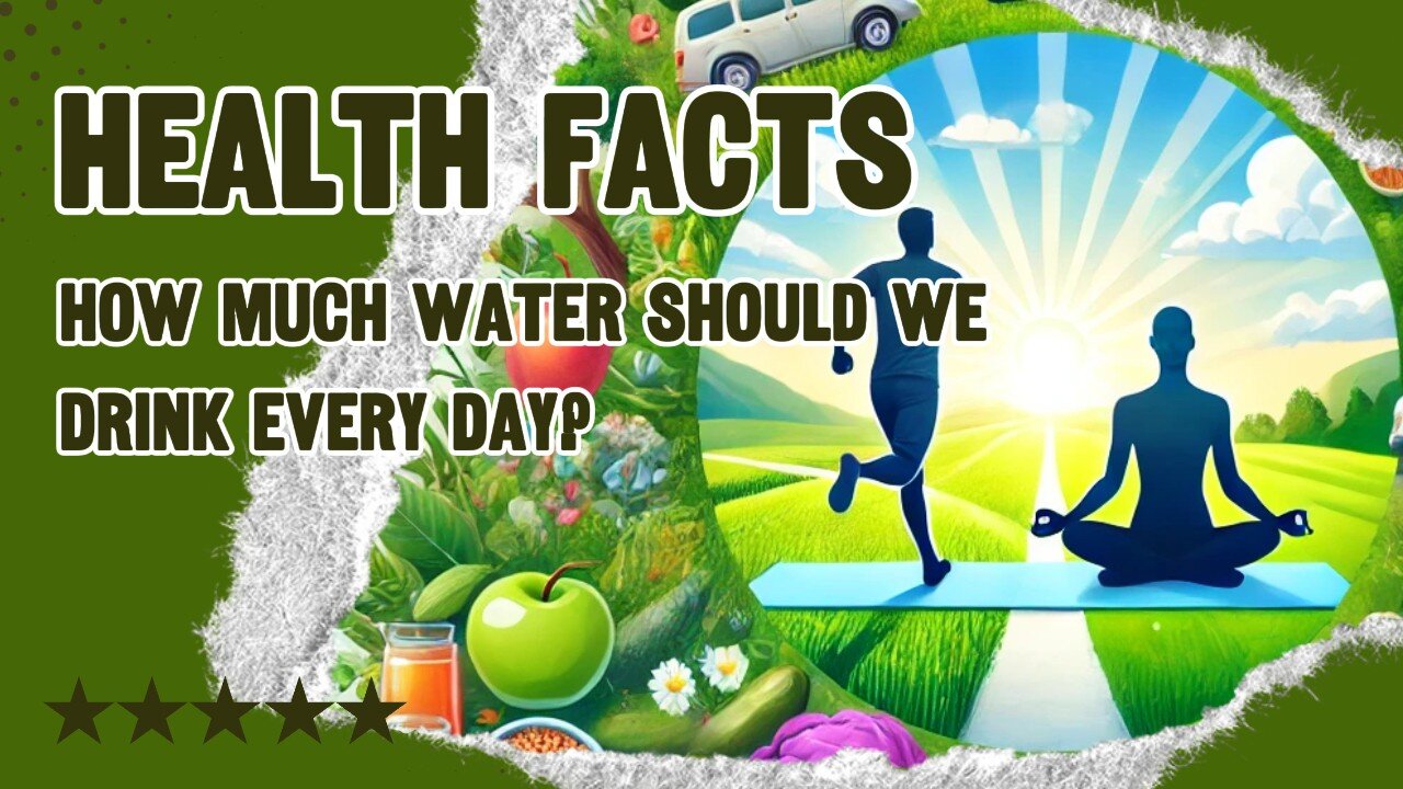 Health Facts: How Much Water Should We Drink Every Day?