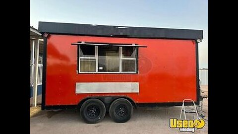 Like New - 2023 8' x 18' Kitchen Food Trailer with Fire Suppression System for Sale in Texas