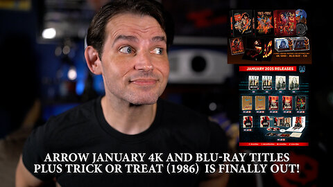 NEWS: Arrow January Titles With New 4K and Blu-rays Plus Trick Or Treat (1986) 4K Is Finally Out!