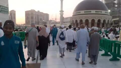 Going to Masjid al-Haram for Maghrib Prayer, Alhamdulillah