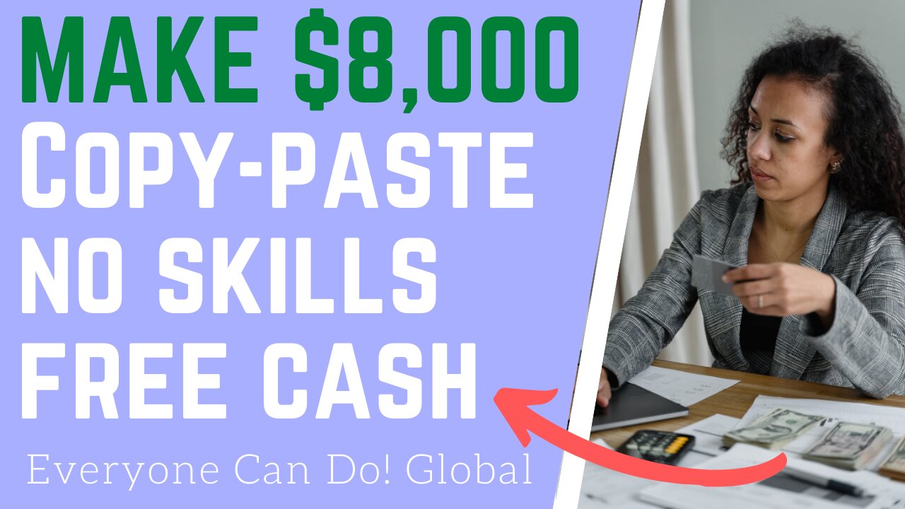 MAKE $8000+ On ClickBank Without A Website For Free, Copy Paste Earn Money, FREE MONEY