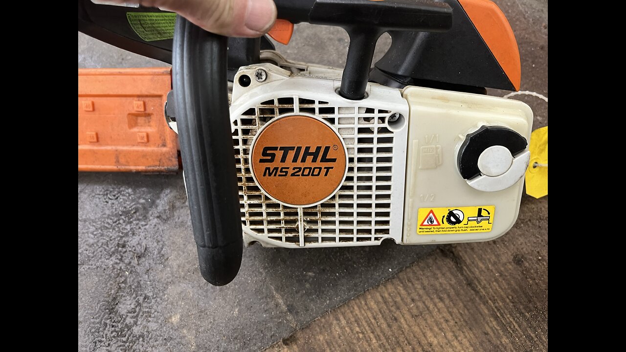 MS-200T Stihl Test Run