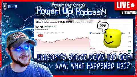 Ubisoft's Stock Down 12%?! Awww, What Happened There, Big Guy? | Power!Up!Podcast! Ep: 78