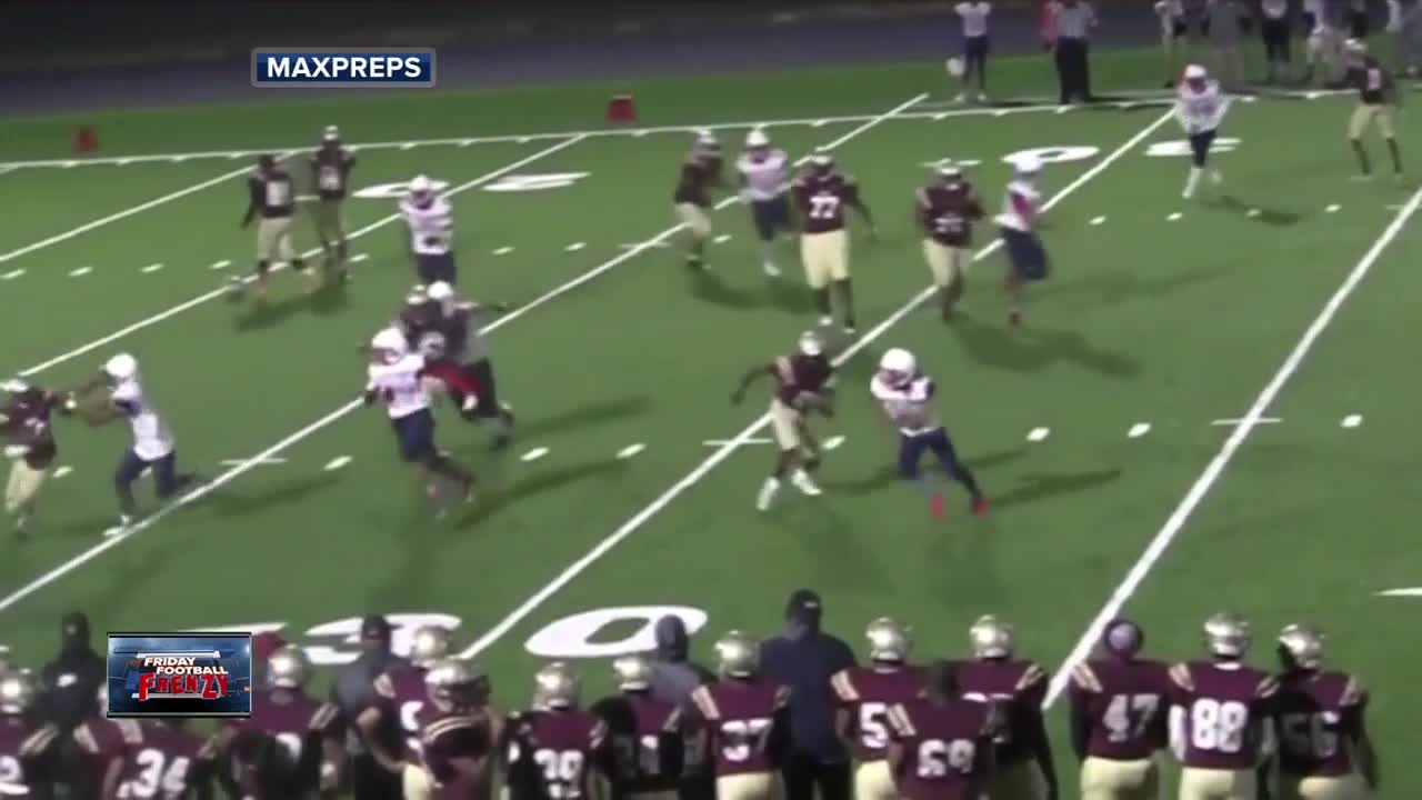 High school athlete Malik Hamilton works hard for his success